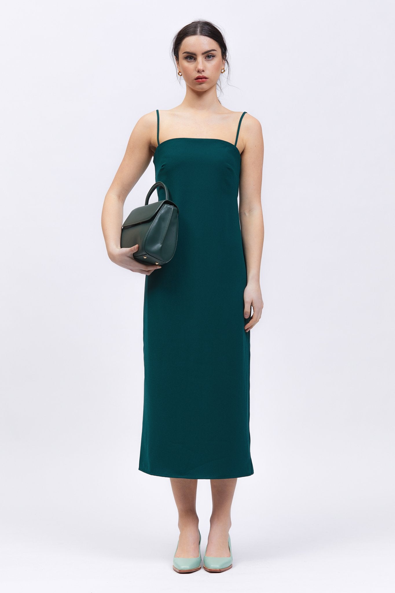 Maceta Dress Dark Green